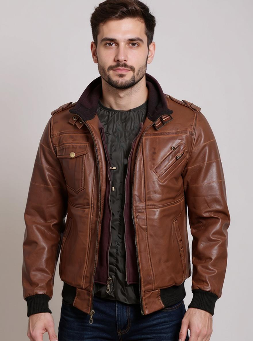 Uptown Leather Aviator