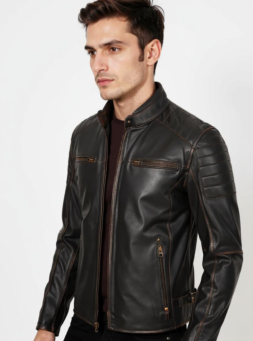 Vintage Cafe Racer Jacket