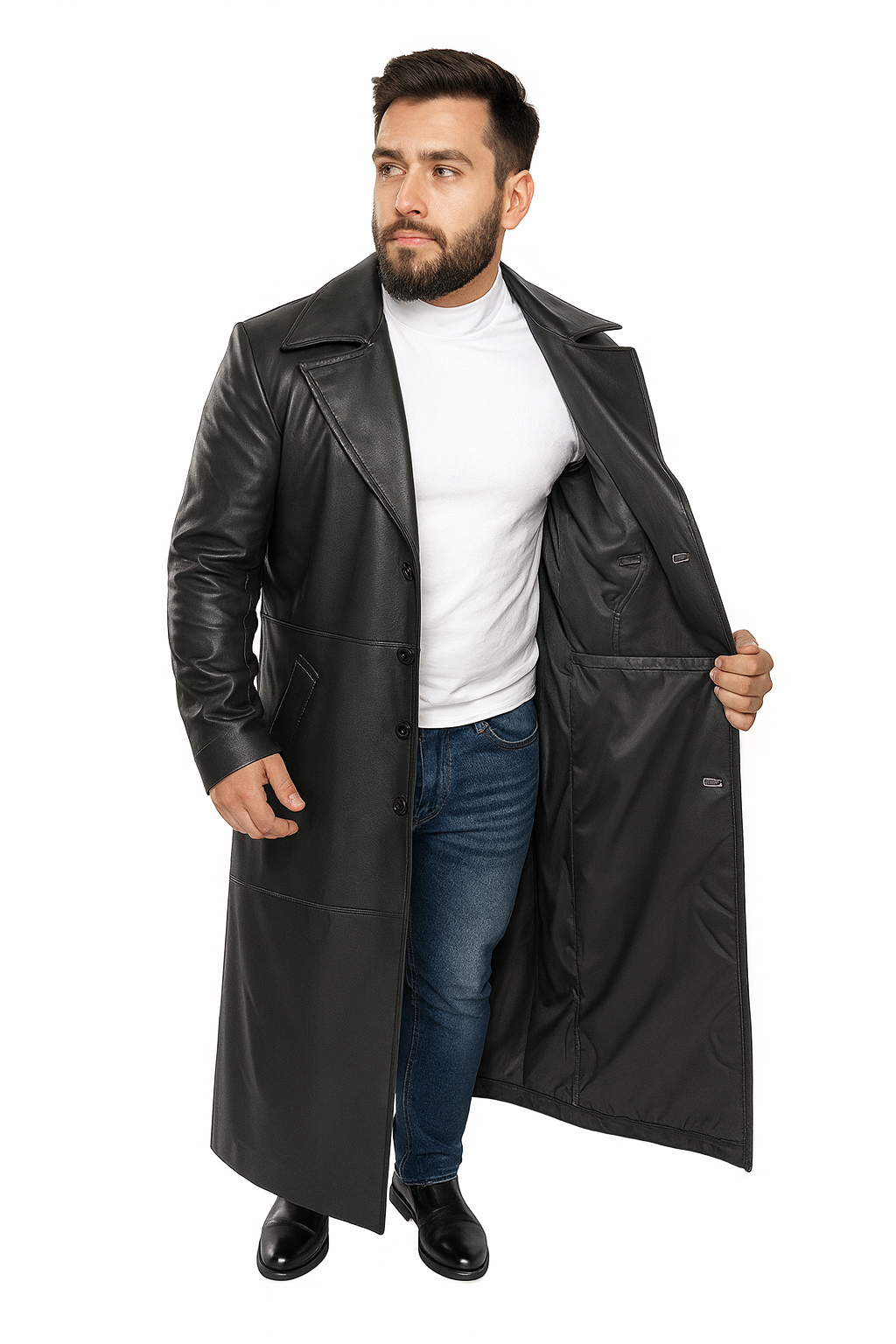 Marshal Leather Inspector - Trench Coats
