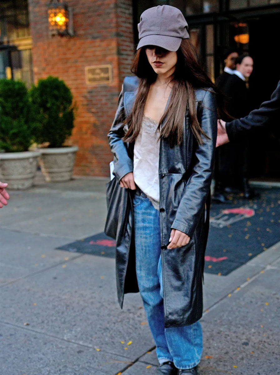 NYC-2026-Jenna-Ortega-Black-Leather-Coat