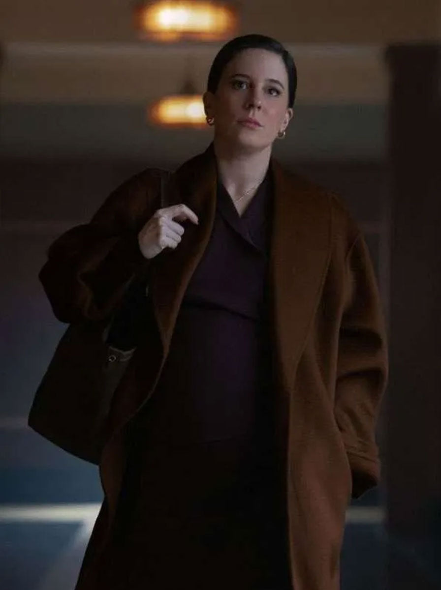 War-S01-Serena-Byrne-Brown-Wool-Coat