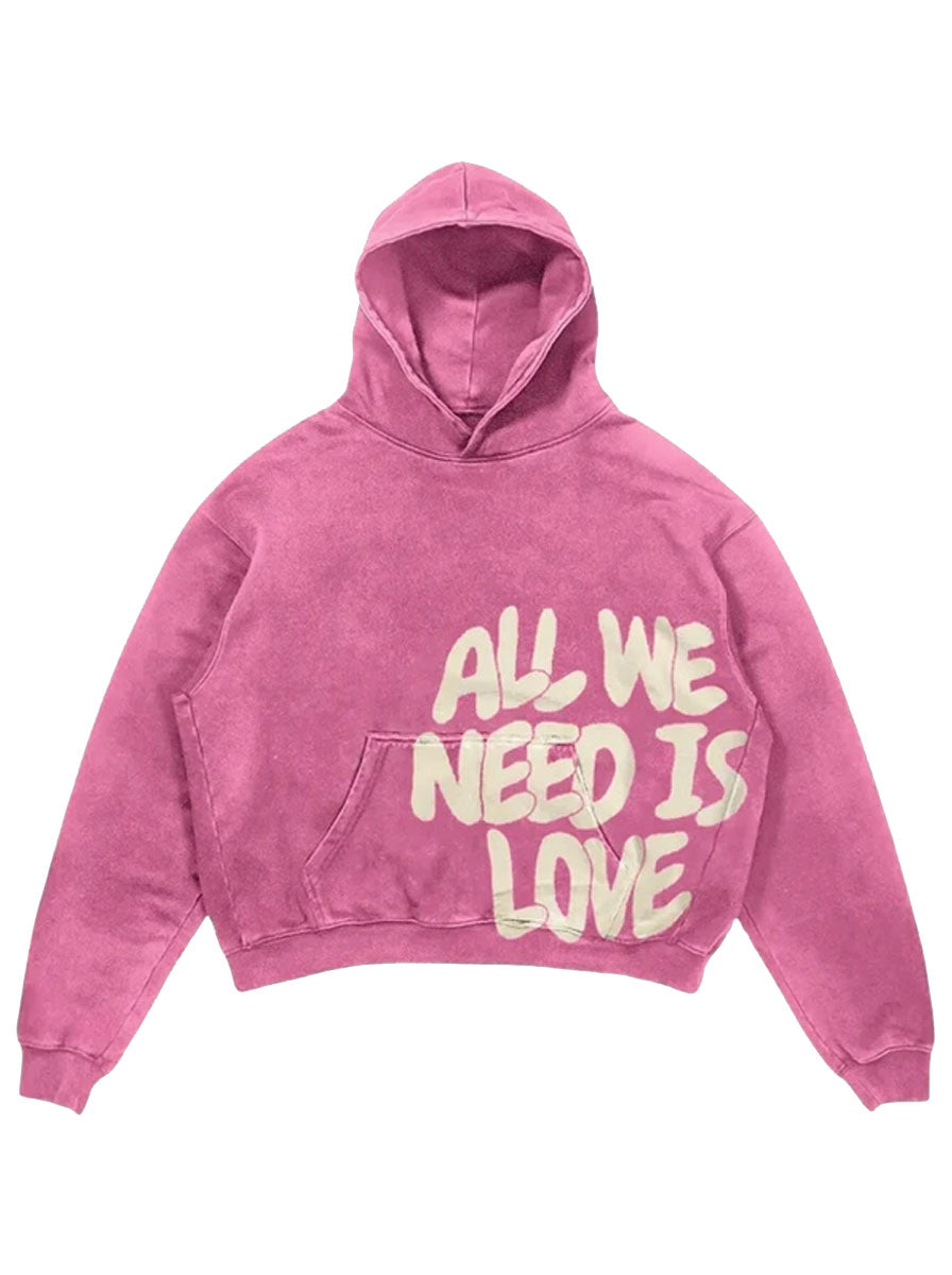 All-We-Need-Is-Love-Pink-Pullover-Hoodie