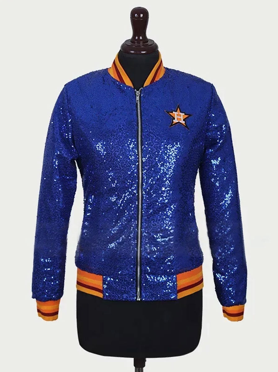 Astros Sequin Jacket