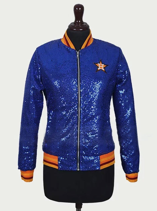 Astros Sequin Jacket