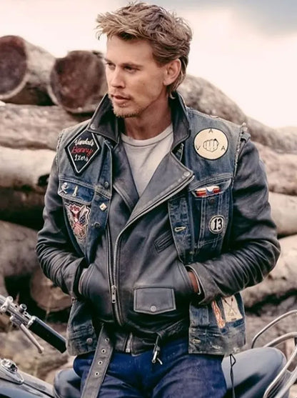 The Bikeriders Austin Butler Denim Vest