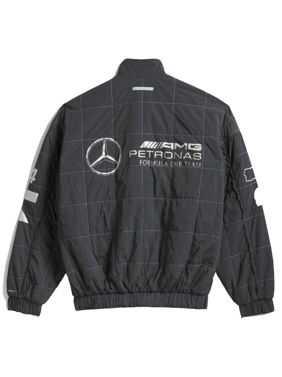 Bad-Bunny-x-Mercedes-AMG-F1-Racing-Gray-Jacket