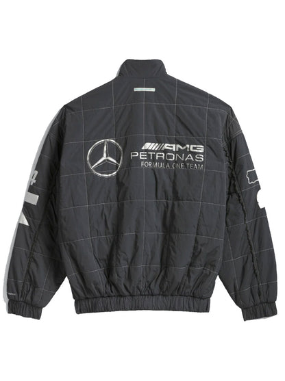 Bad-Bunny-x-Mercedes-AMG-F1-Racing-Gray-Jacket