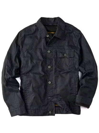 Flint-and-Tinder-Waxed-Black-Cotton-Jacket