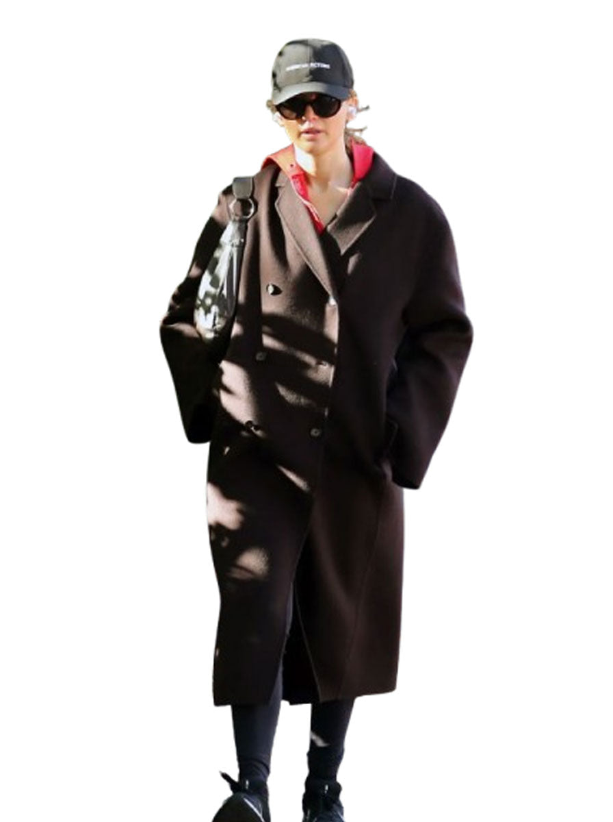 Jennifer-Lawrence-2026-Brown-Wool-Coat