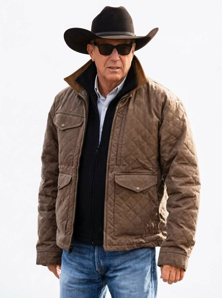 Yellowstone S04 John Dutton Quilted Jacket