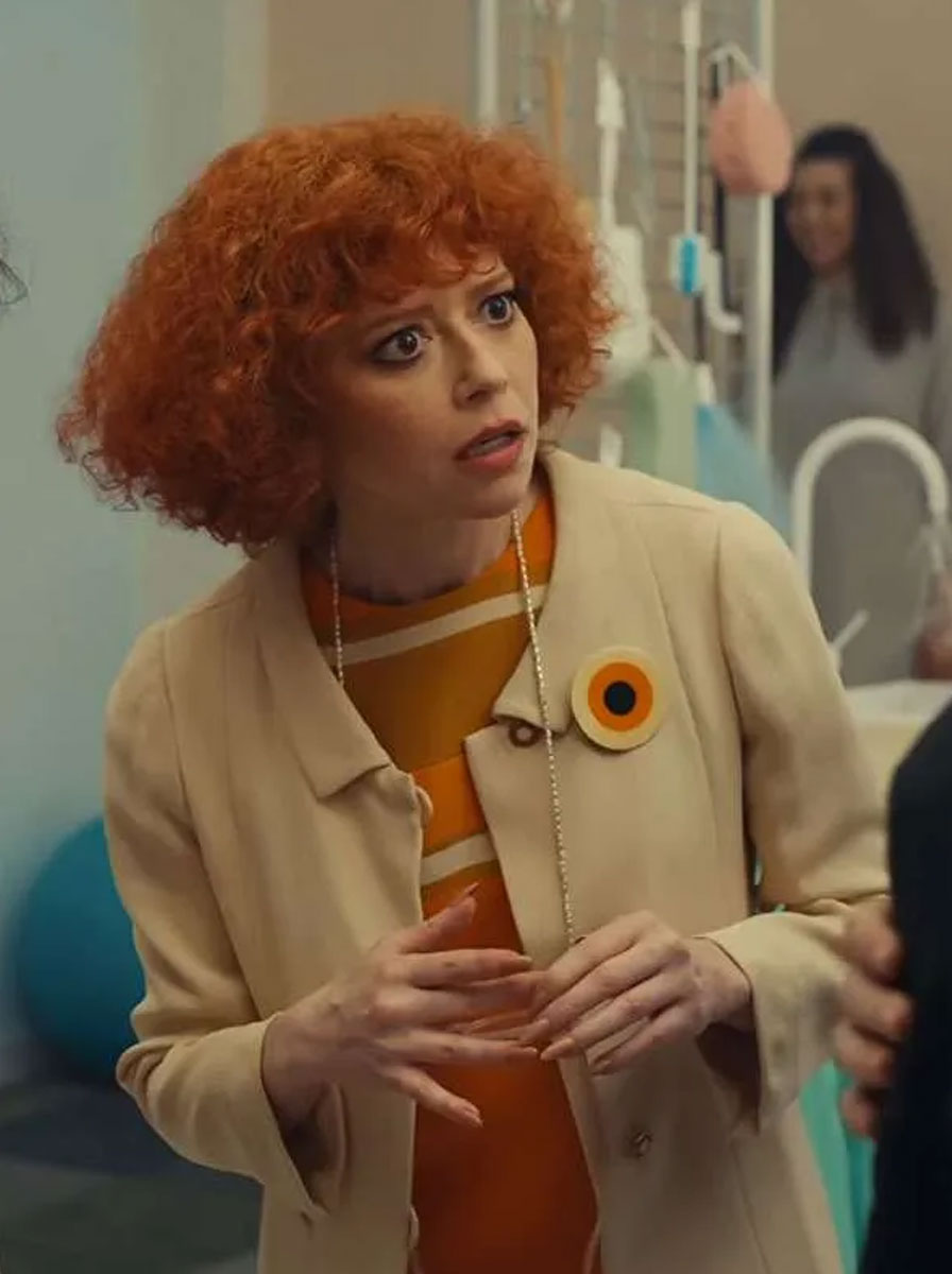 Natasha Lyonne Klara and the Sun 2026 Beige Jacket