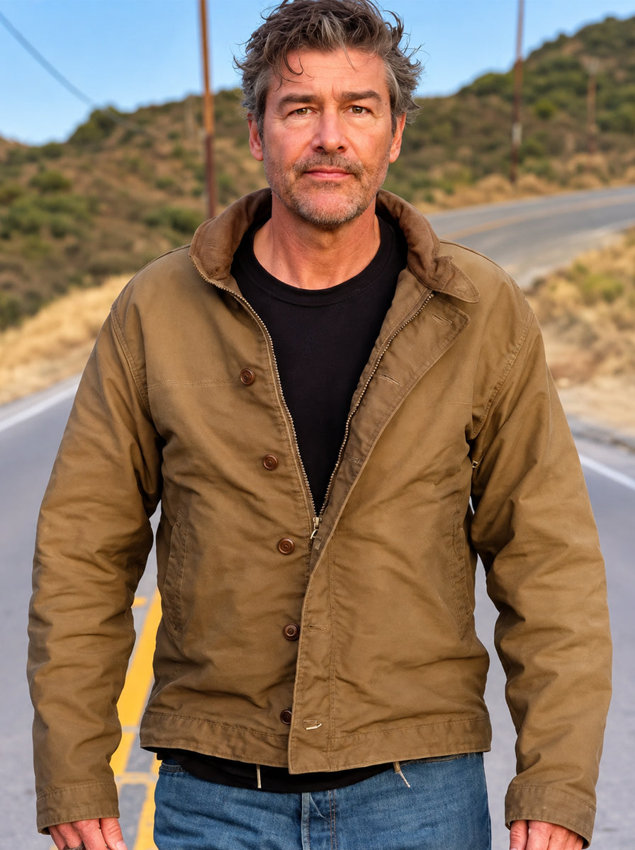 Kyle Chandler Lanterns S01 Brown Jacket