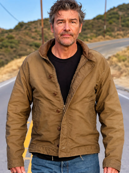 Kyle Chandler Lanterns S01 Brown Jacket