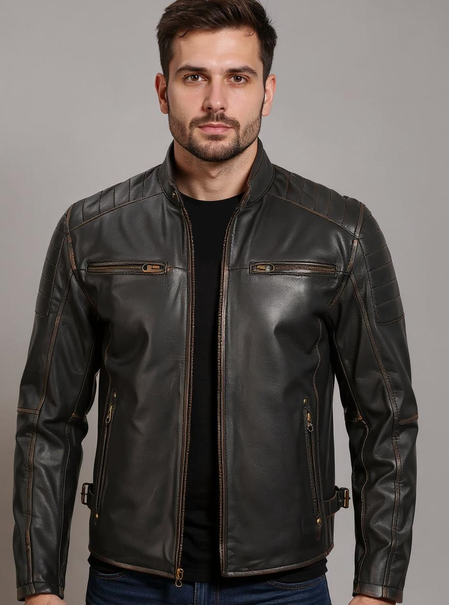 Vintage Cafe Racer Jacket