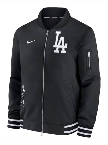 Los-Angeles-Dodgers-Black-Bomber-Jacket