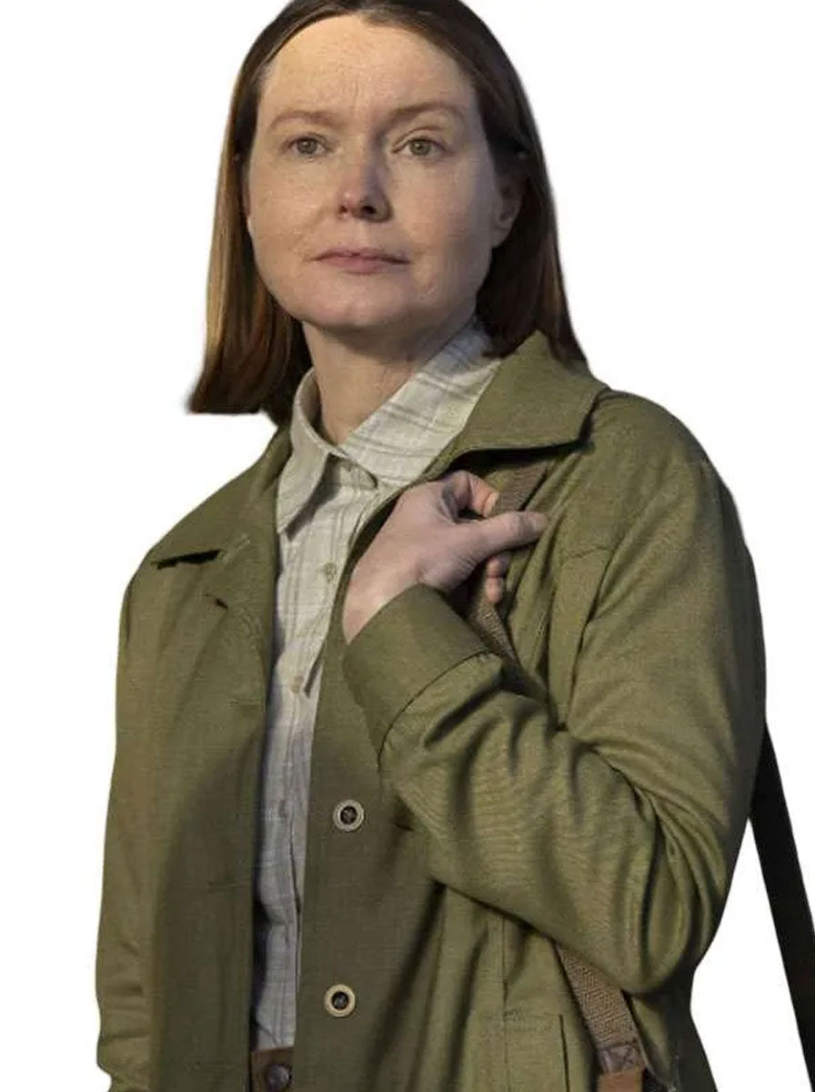 Carrie S01 Margaret White Green Jacket