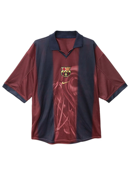 Nike-x-CJ-x-FC-Barcelona-Retro-2000-01-Home-Skeleton-Maroon-and-Blue-Jersey