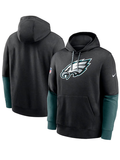 Philadelphia-Eagles-Club-Green-and-Gray-Hoodie
