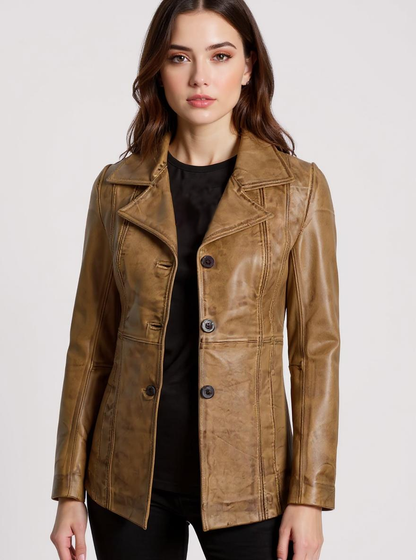 Prestige Leather Blazer