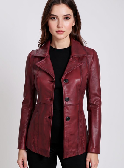 Prestige Leather Blazer