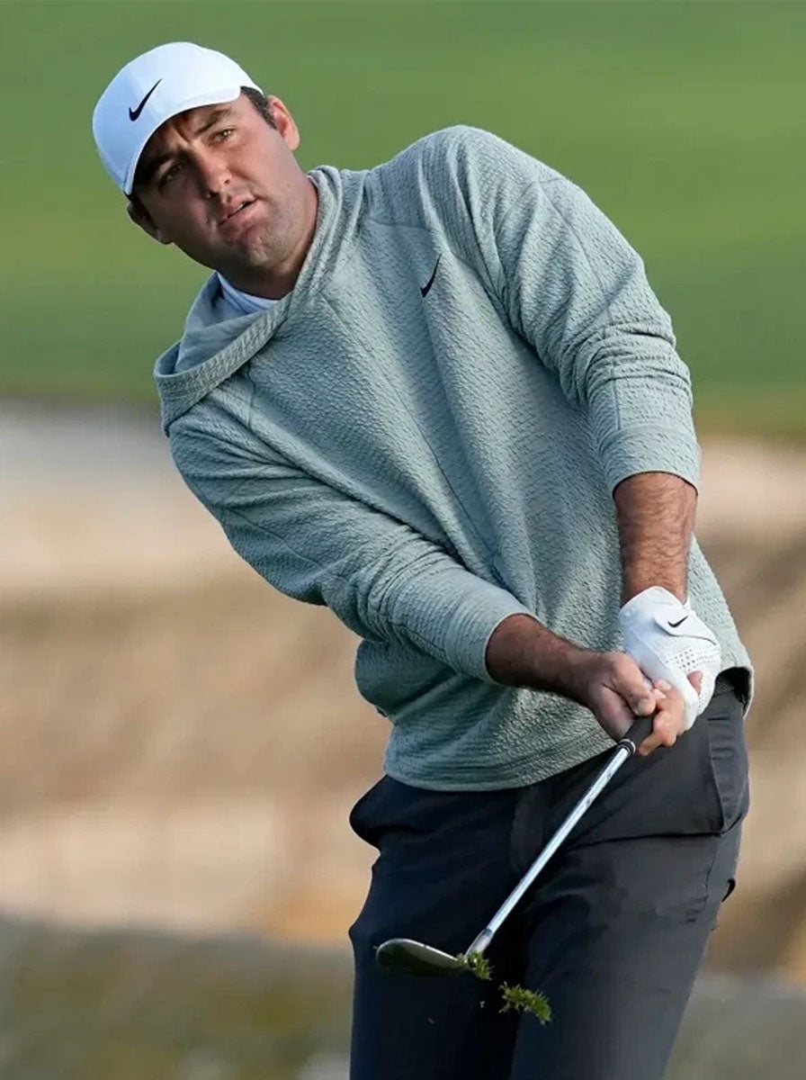 Scottie Scheffler Gray Golf Hoodie
