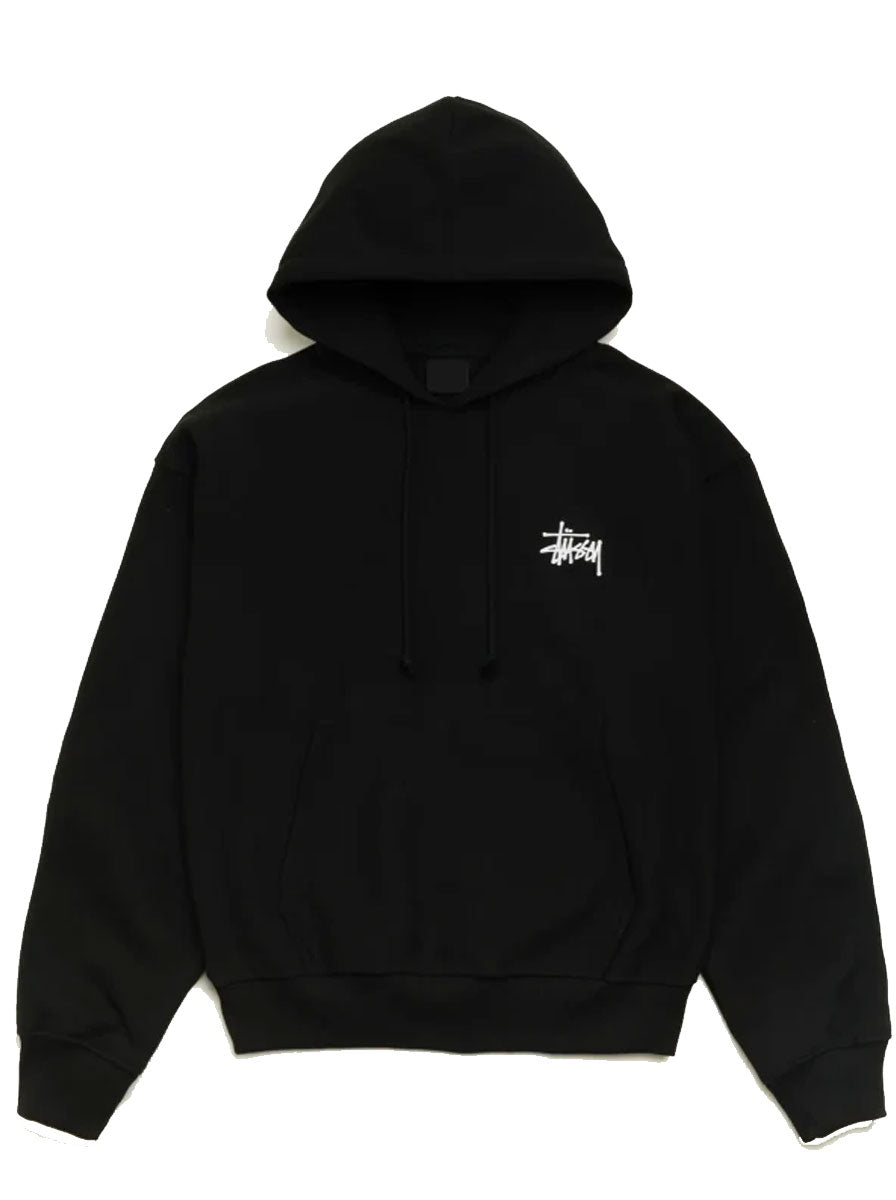 Stussy-Basic-Black-Pullover-Hoodie