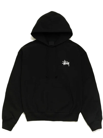 Stussy-Basic-Black-Pullover-Hoodie