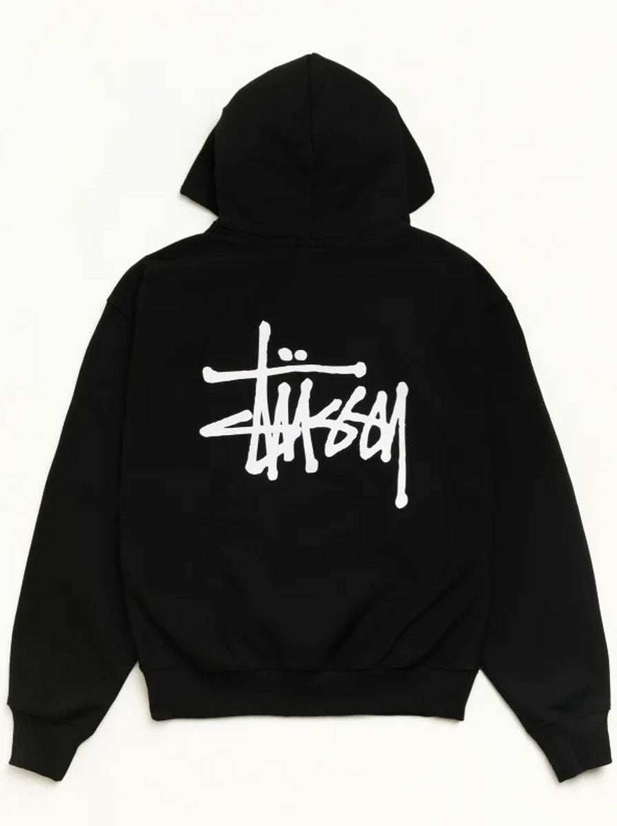 Stussy-Basic-Black-Hoodie