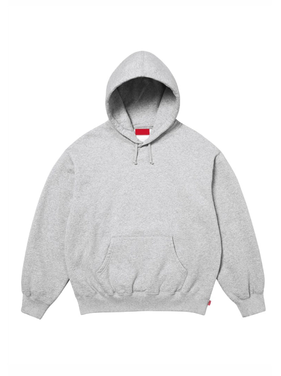Supreme Applique Pullover Gray Hoodie