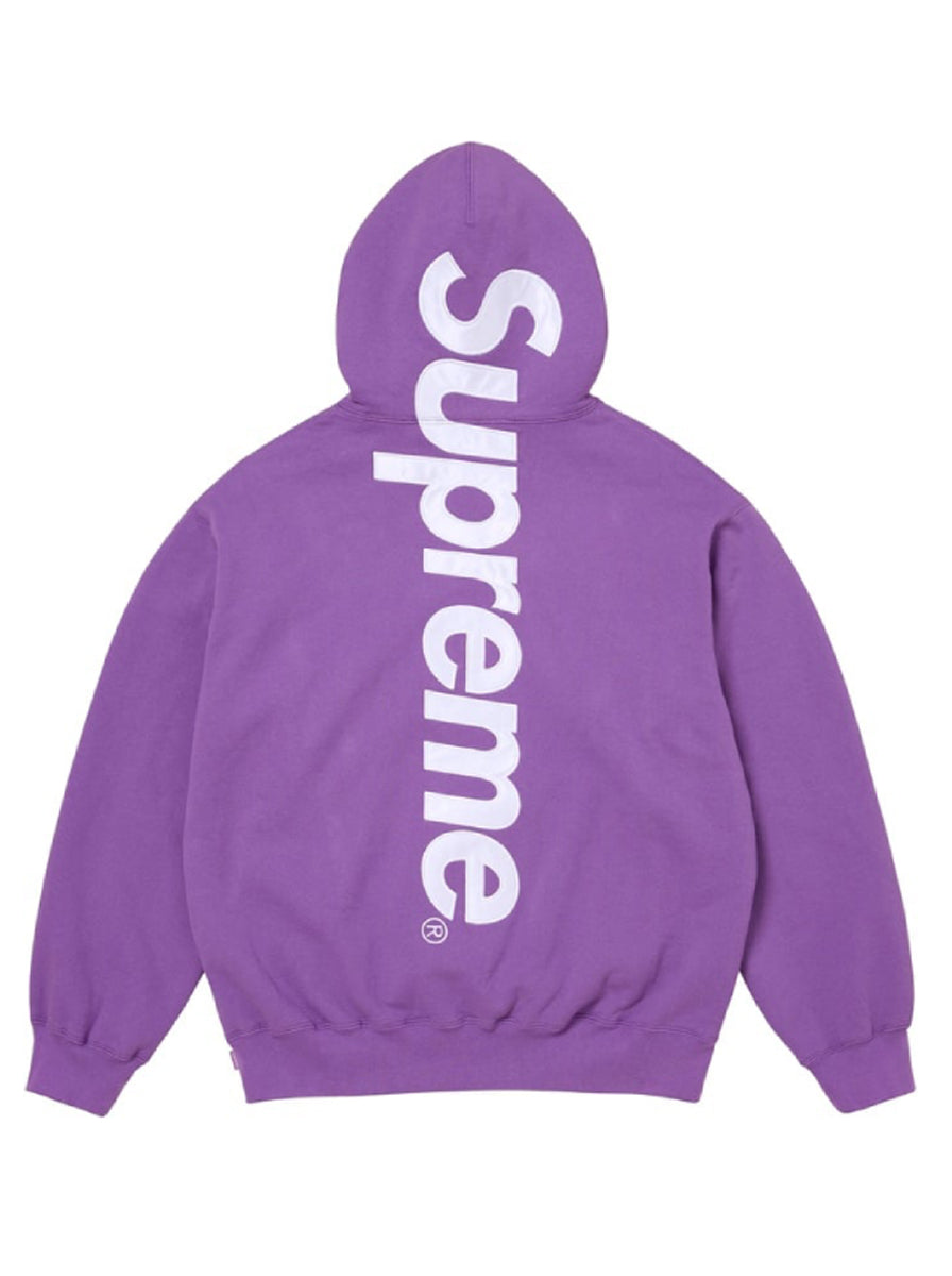 Supreme Applique Purple Hoodie