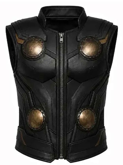 Thor-Avengers-Doomsday-2026-Black-Leather-Vest