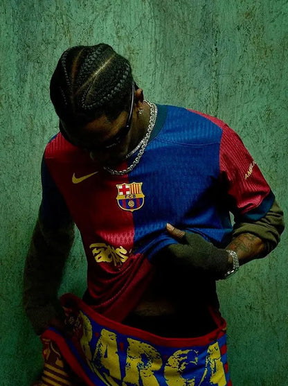 Travis-Scott-FC-Barcelona-24-25-Red-and-Blue-Jersey