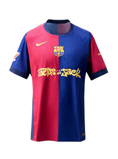 Travis-Scott-FC-Barcelona-24-25-Blue-and-Red-Jersey