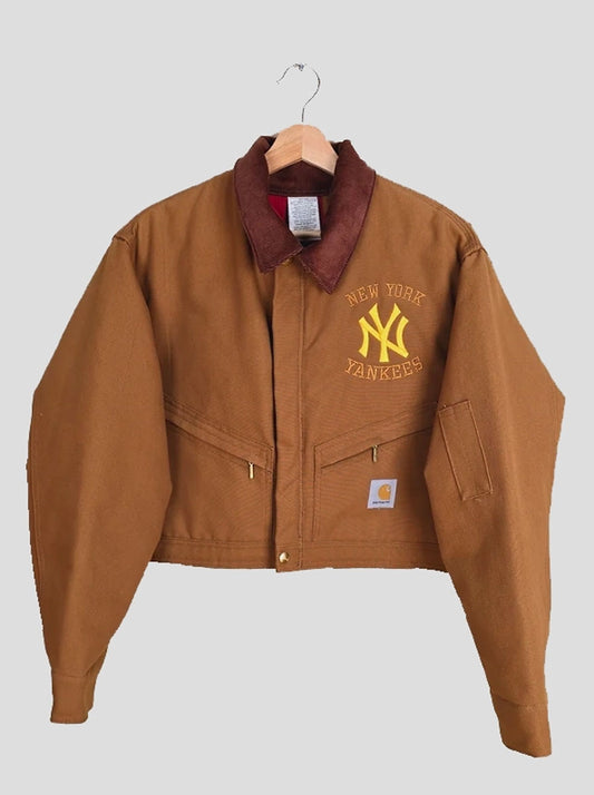 Vintage Carhartt x NY Yankees Cotton Jacket