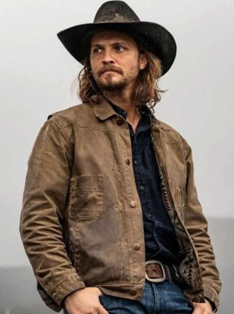Yellowstone-Luke-Grimes-Leather-Jacket